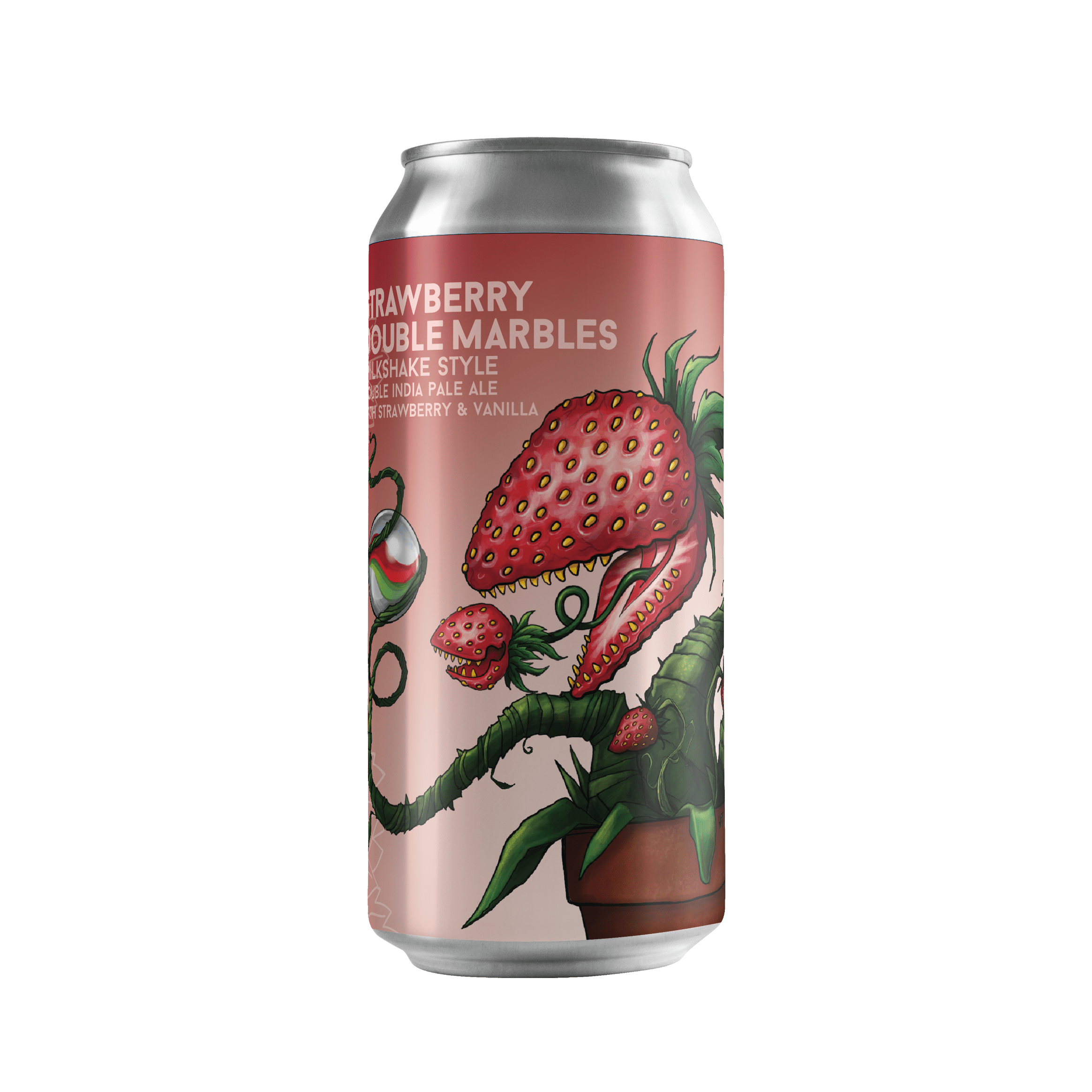 Strawberry Double Marbles